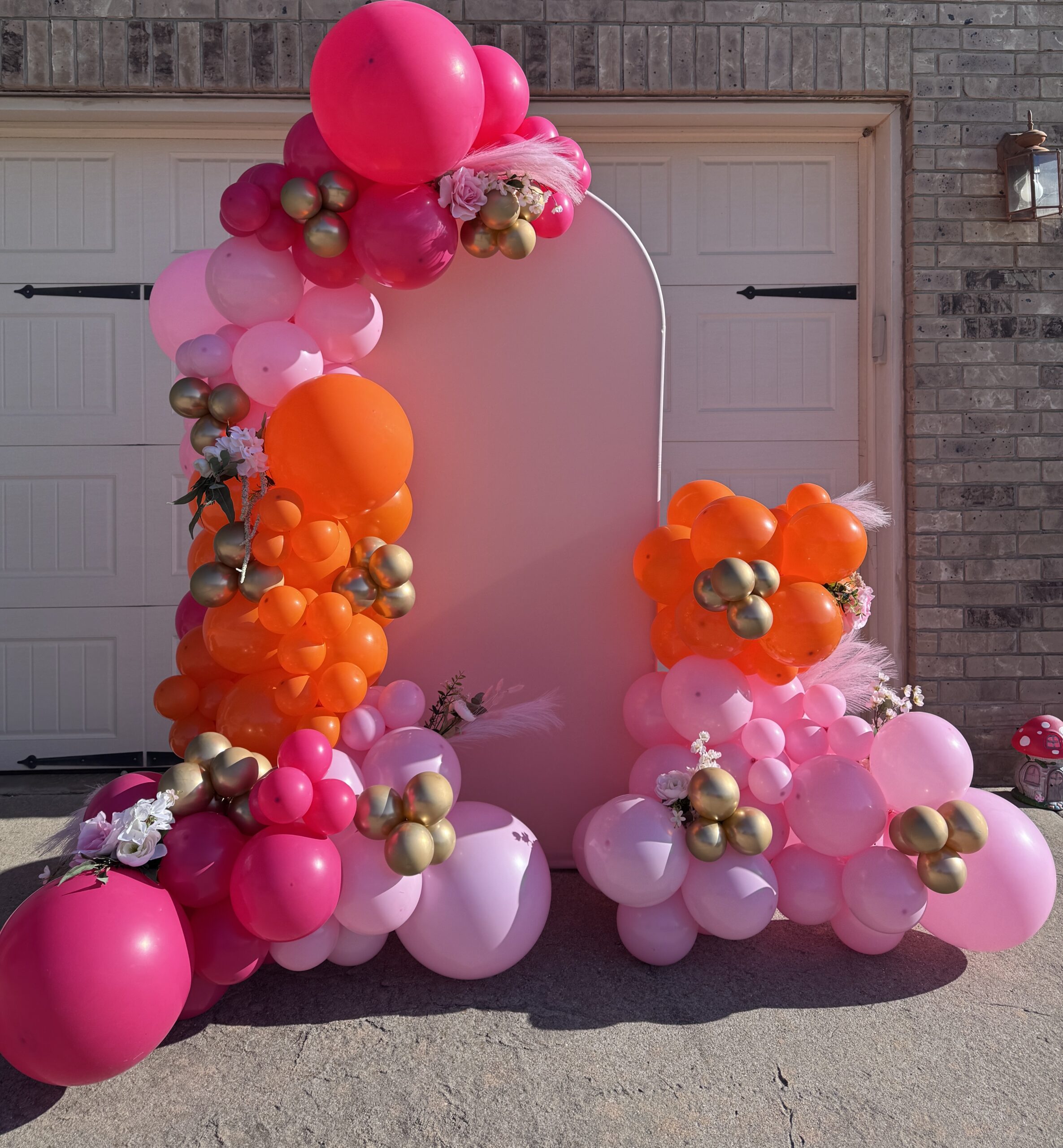 Bridal shower balloon display